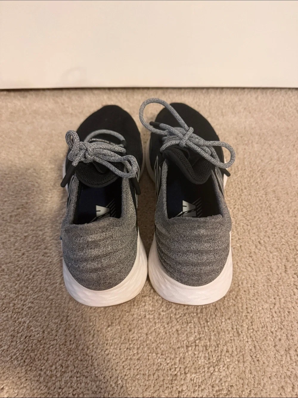 New Balance Black and Gray Women's Fresh Foam Athletic Sneakers